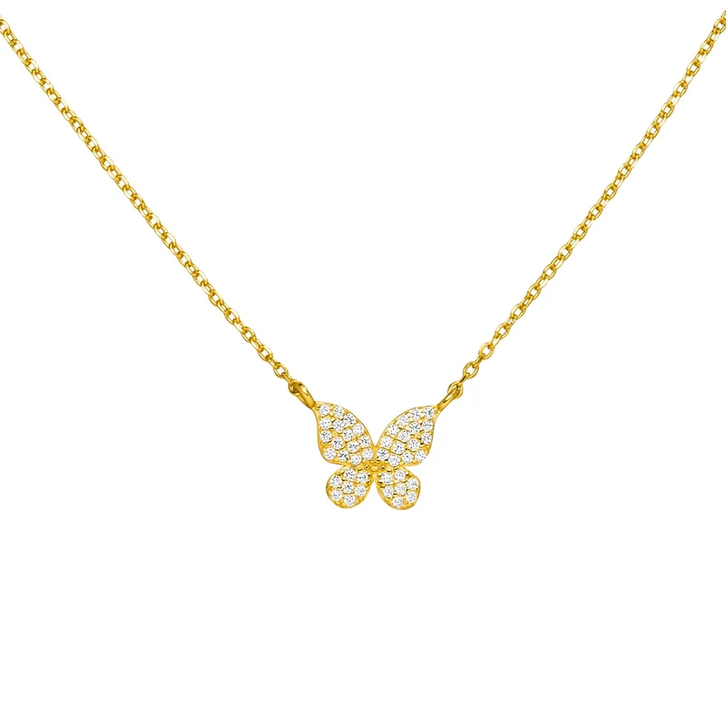 Sweet Butterfly Kette | 925 Echtsilber