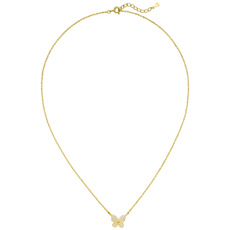 Sweet Butterfly Kette | 925 Echtsilber