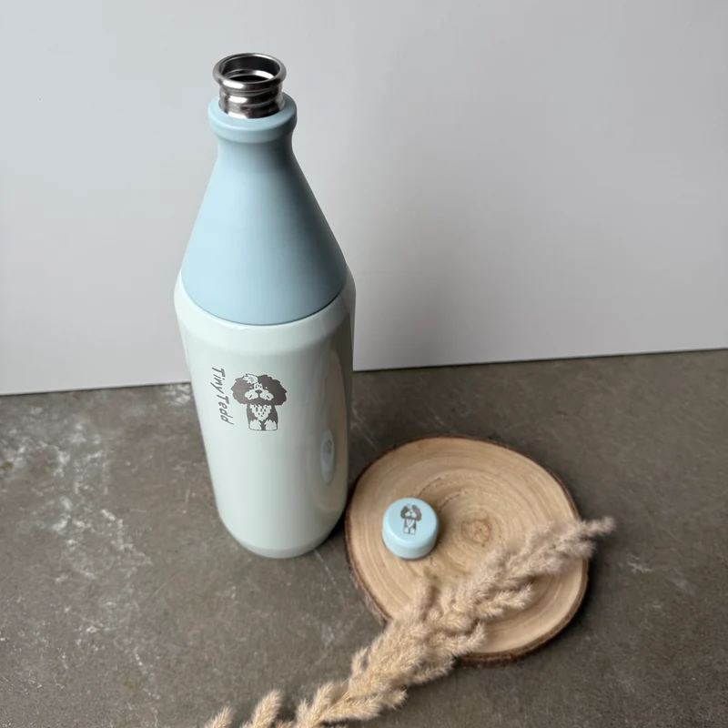 Teddy Bottles - 1 Liter - Frozen Blue