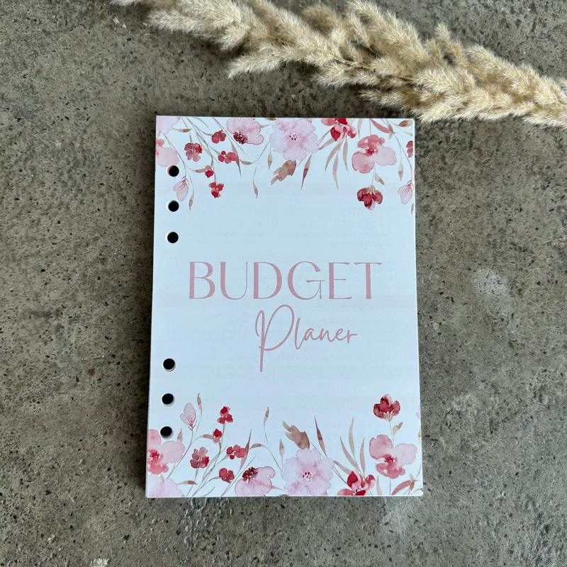 Budget Planer Einlagen A5 gelocht | Flower Edition