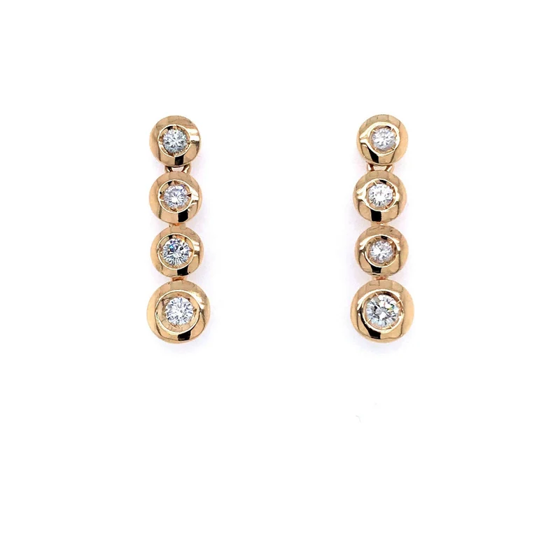 Ohrhänger Gelbgold 585 mit Brillanten