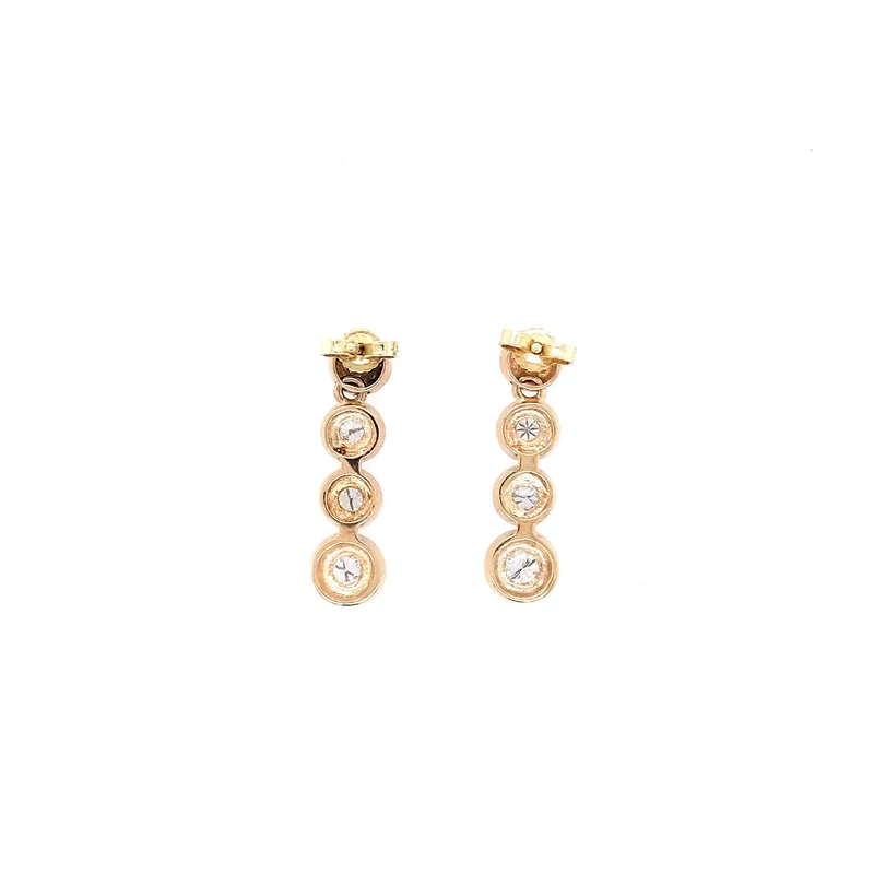 Ohrhänger Gelbgold 585 mit Brillanten