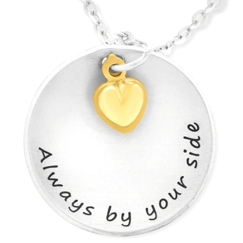 DAMENSCHMUCK MIT GRAVUR KETTE MIT HERZ 925 SILBER NAMENSKETTE