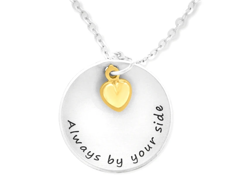 DAMENSCHMUCK MIT GRAVUR KETTE MIT HERZ 925 SILBER NAMENSKETTE