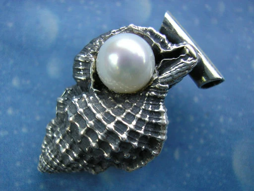 Perlen Anhänger Schmuck Tritonshorn