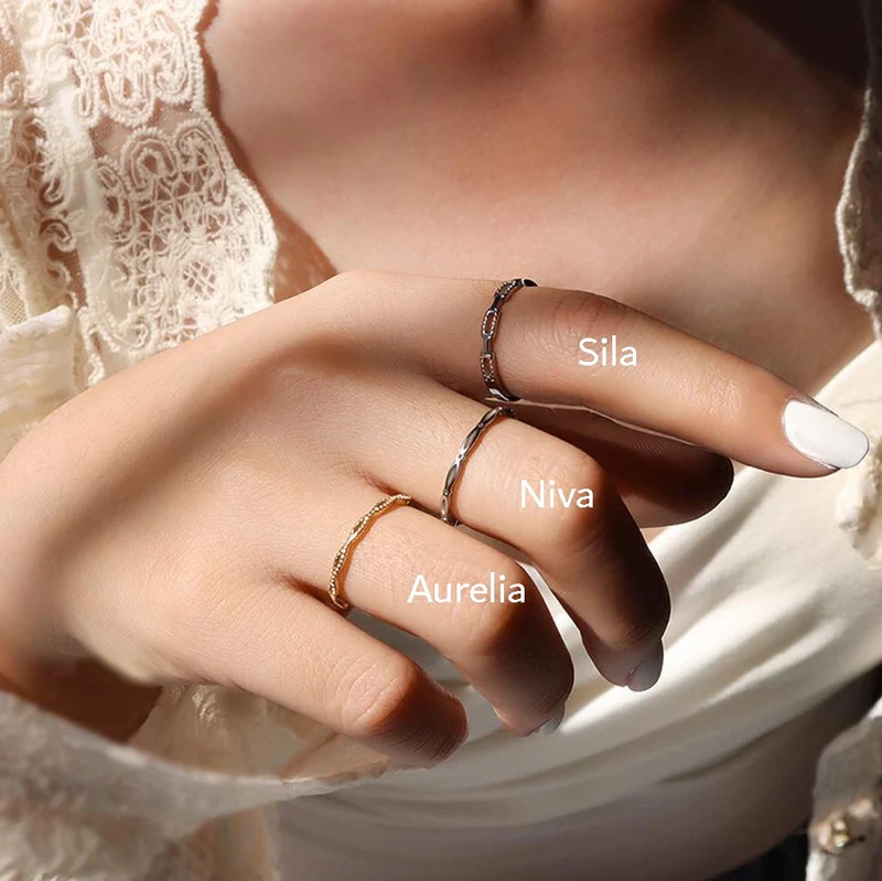 Sila Ring | 18K vergoldet