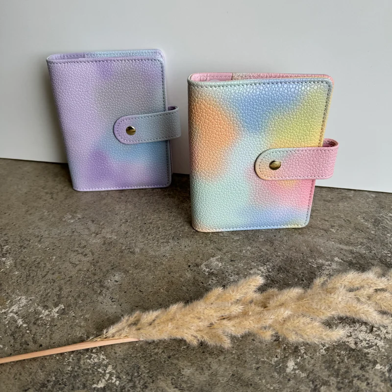 Regenbogen Binder - Basic Budget Binder A7 mit 5 Umschlägen