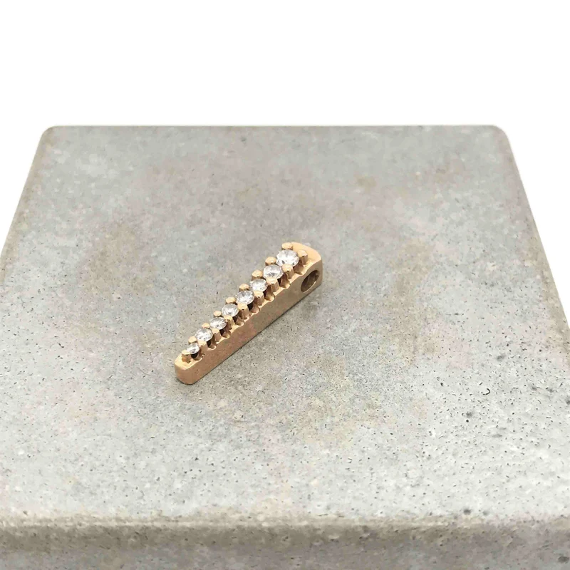 Anhänger Gelbgold 585 mit Diamanten
