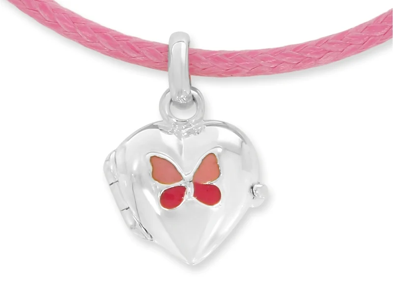 MEDAILLON MIT SCHMETTERLING, KINDERKETTE
