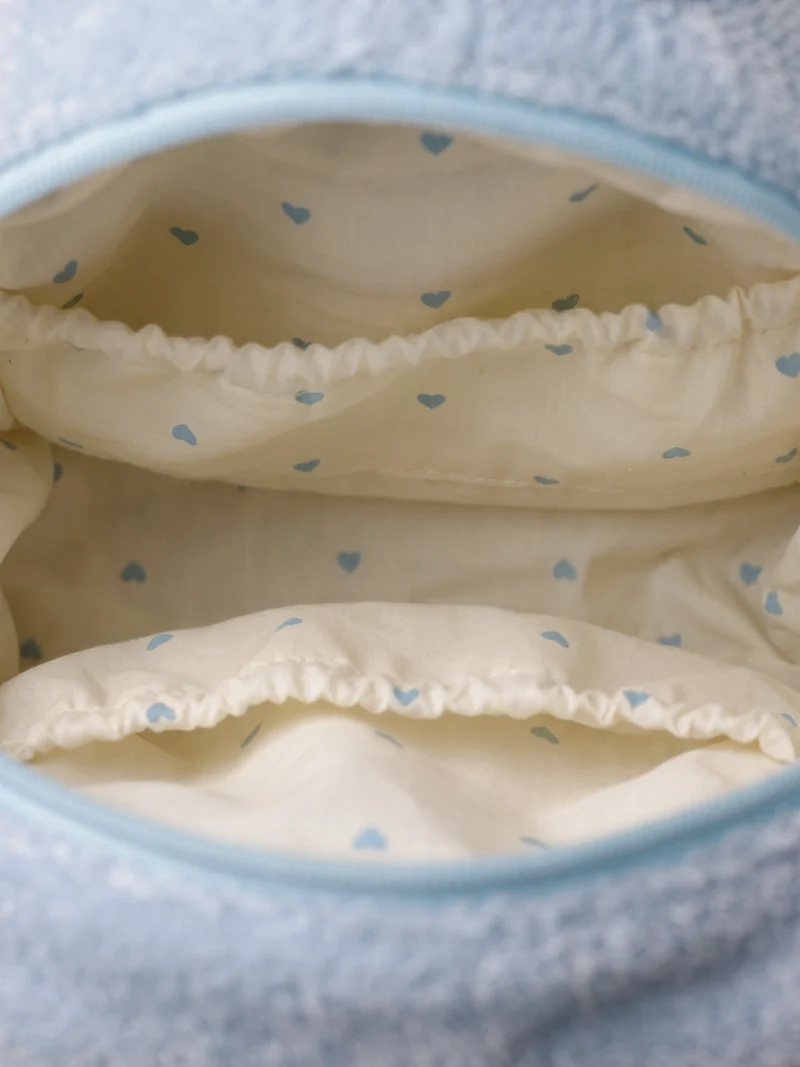 Cream Puff Blue Kosmetiktasche