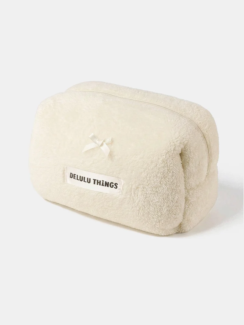 Cream Puff White Kosmetiktasche