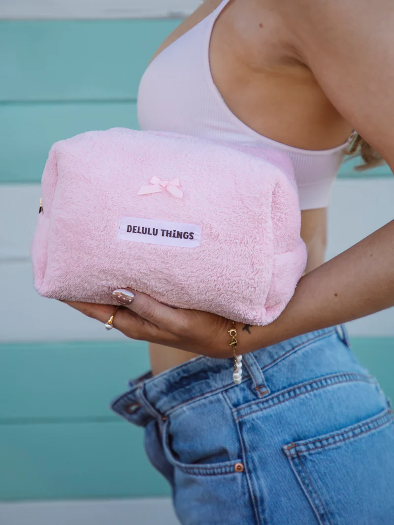 Cream Puff Pink Kosmetiktasche