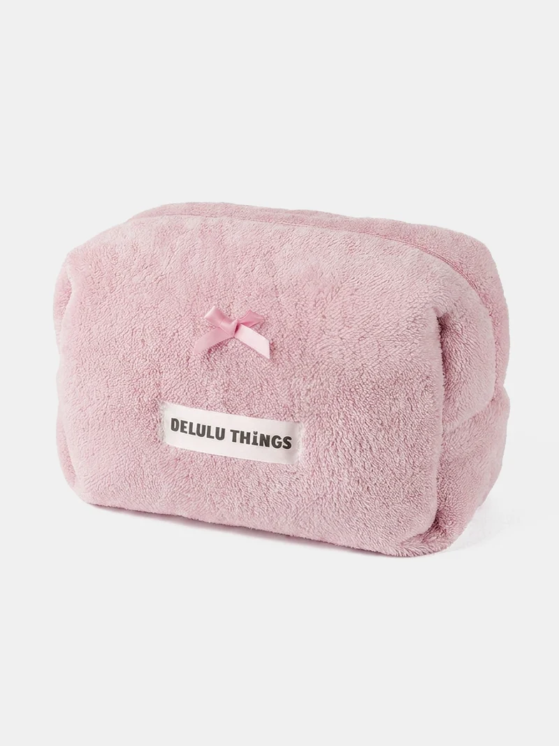 Cream Puff Pink Kosmetiktasche