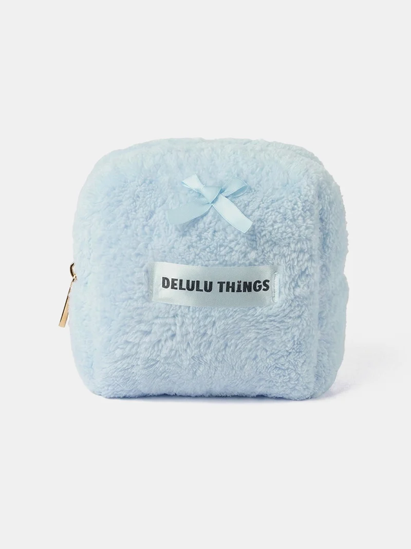 Sweet Puff Blue Kosmetiktasche