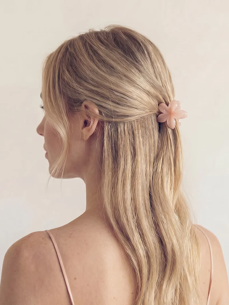 Floral Bliss Set Mini-Haarklammer Cream Pink