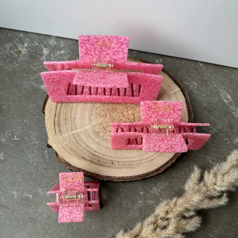 Hairclaw Valentines Pink