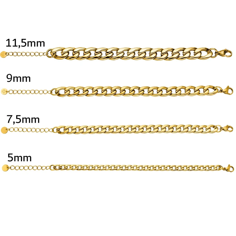 Plain Armband | 18K vergoldet