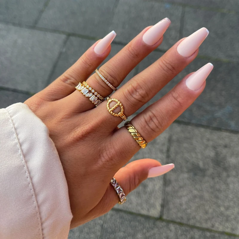 Cristallo Ring | 18K vergoldet
