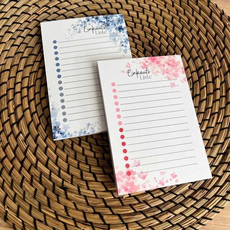 Einkaufsliste Blumen A6
