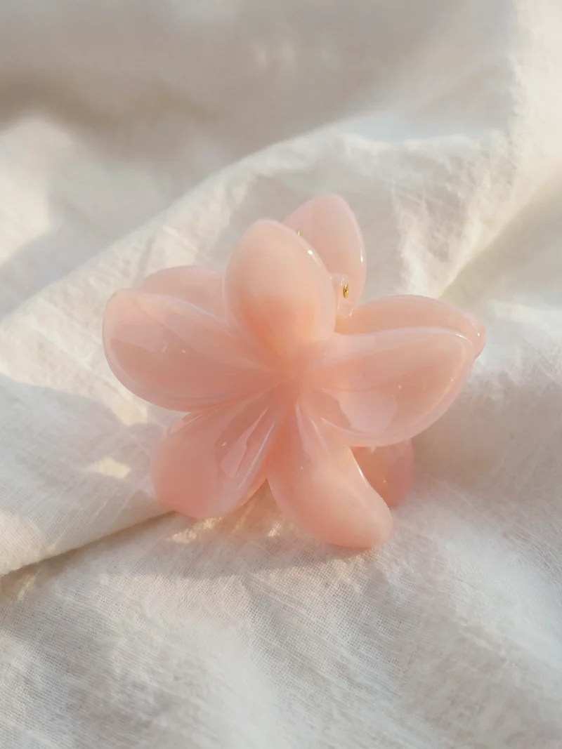 Floral Bliss Haarklammer Cream Pink