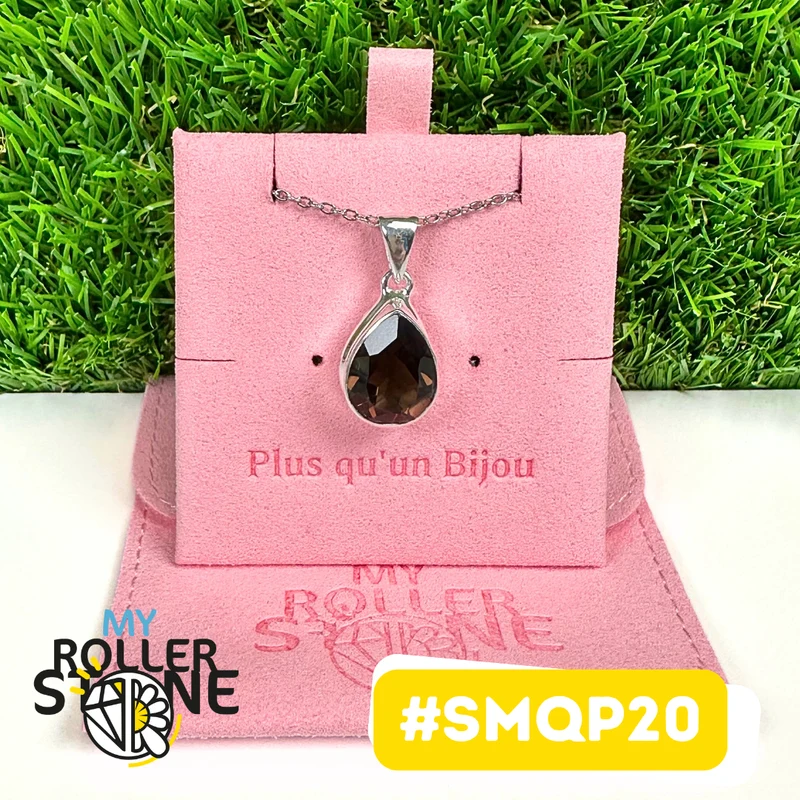 Anhänger aus 925er Sterlingsilber mit Rauchquarz #SMQP20
