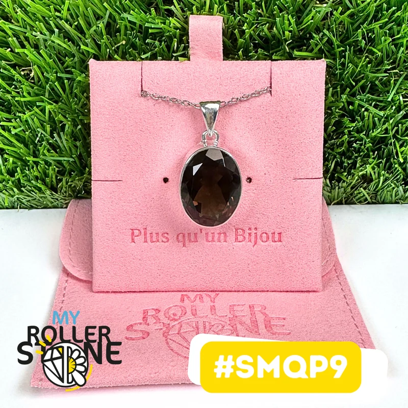 Anhänger aus 925er Sterlingsilber mit Rauchquarz #SMQP9