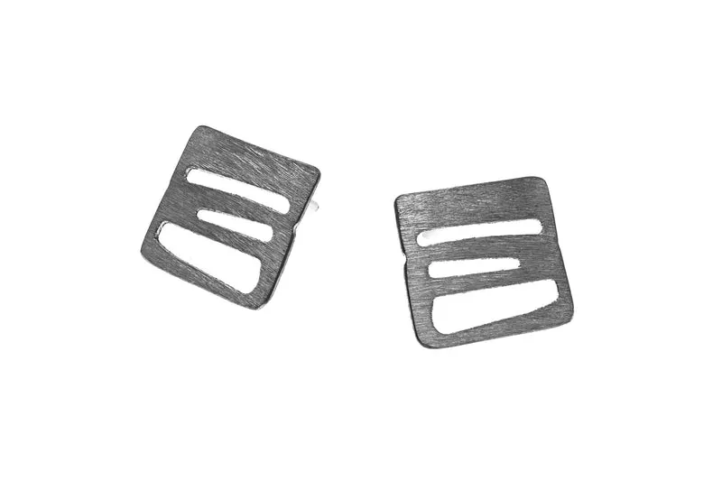 925er Silber Ohrstecker DECO ECHO E 045140
