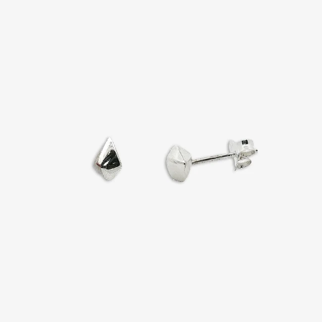 Silver Pebbles Stud Earrings