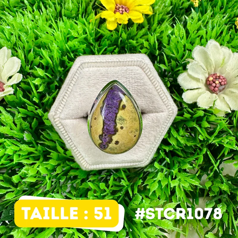 Atlantisit-Ring, 925er Sterlingsilber #STCR1078