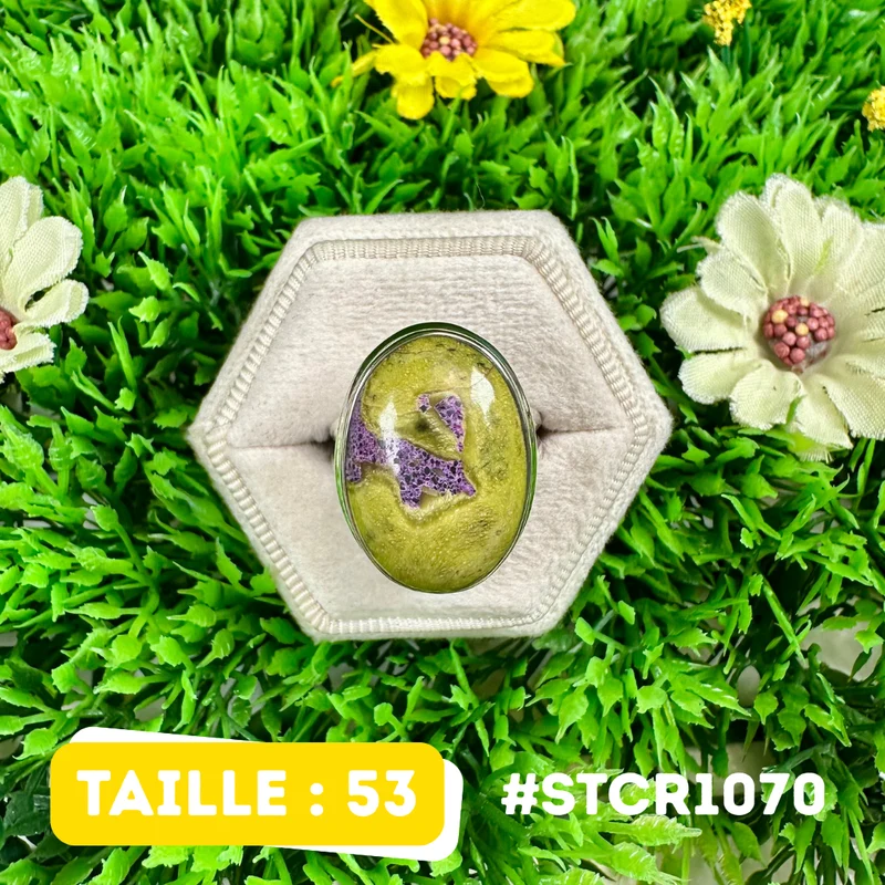 Atlantisit-Ring, 925er Sterlingsilber #STCR1070