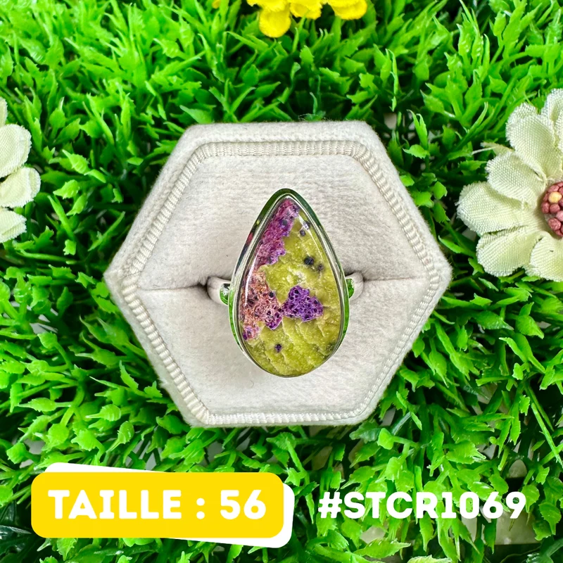 Atlantisit-Ring, 925er Sterlingsilber #STCR1069