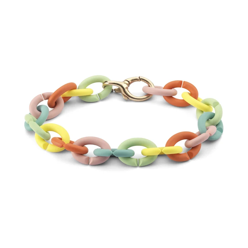Pastell Regenbogen Bronze Armband