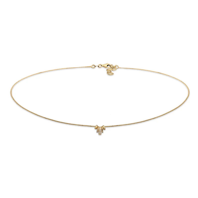Choker mit Anhänger | Mit Kristallen von Swarovski® (Weiß)