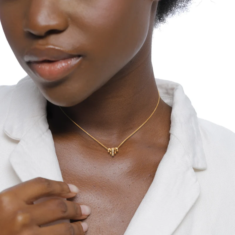Choker mit Anhänger | Mit Kristallen von Swarovski® (Weiß)