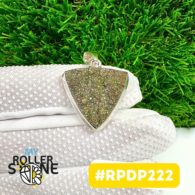Regenbogen-Pyrit-Anhänger #RPDP222