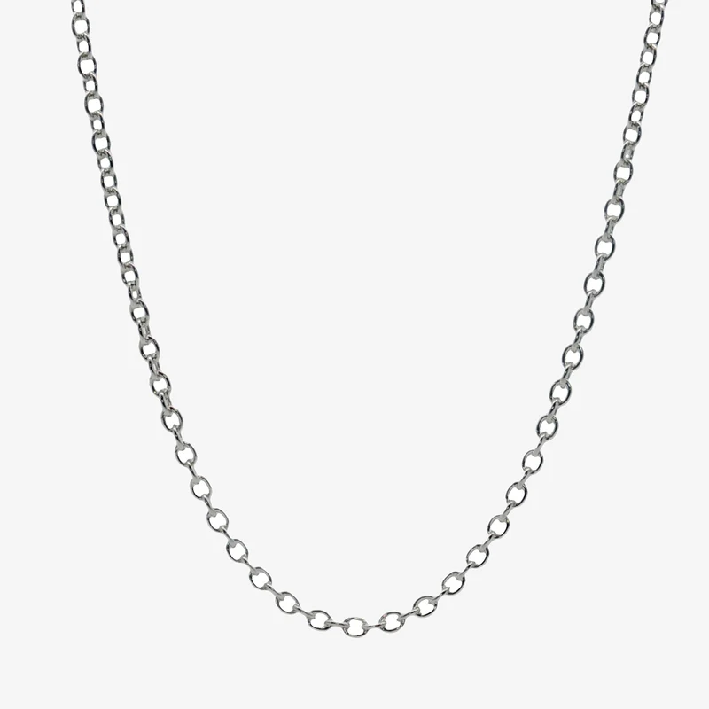 Silver 24+4 Cable Chain Necklace