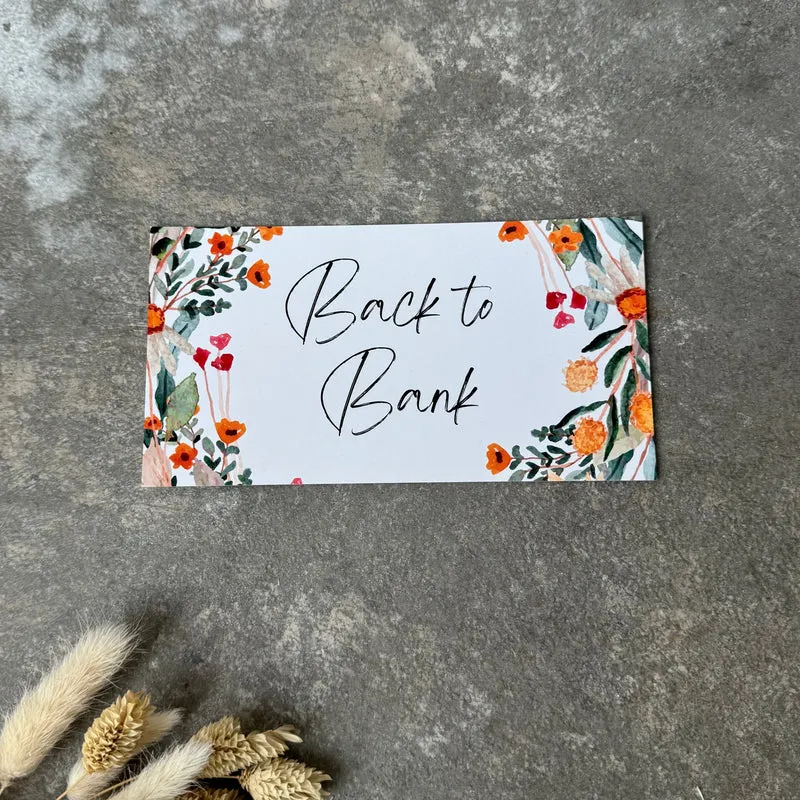 Back to Bank Special Inlay A6