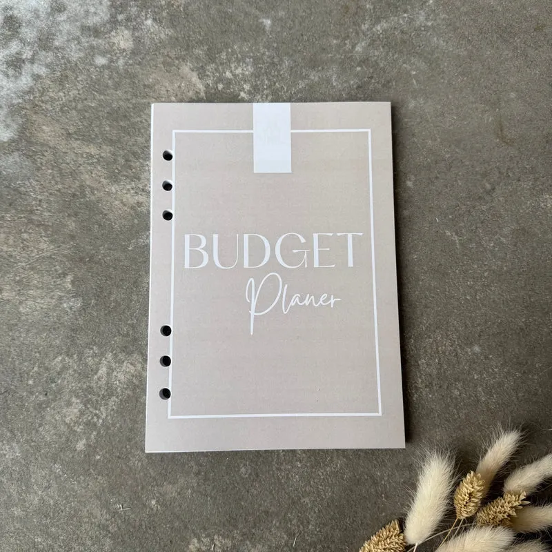 Budget Planer Einlagen A5 gelocht