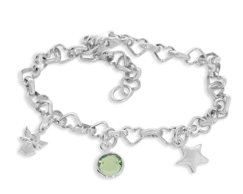 SCHUTZENGEL ARMBAND ENGEL SCHMUCK 925 SILBER GLIEDERARMBAND SILBERARMBAND