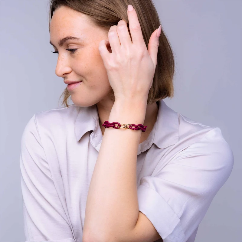 Bordeaux Bronze Armband