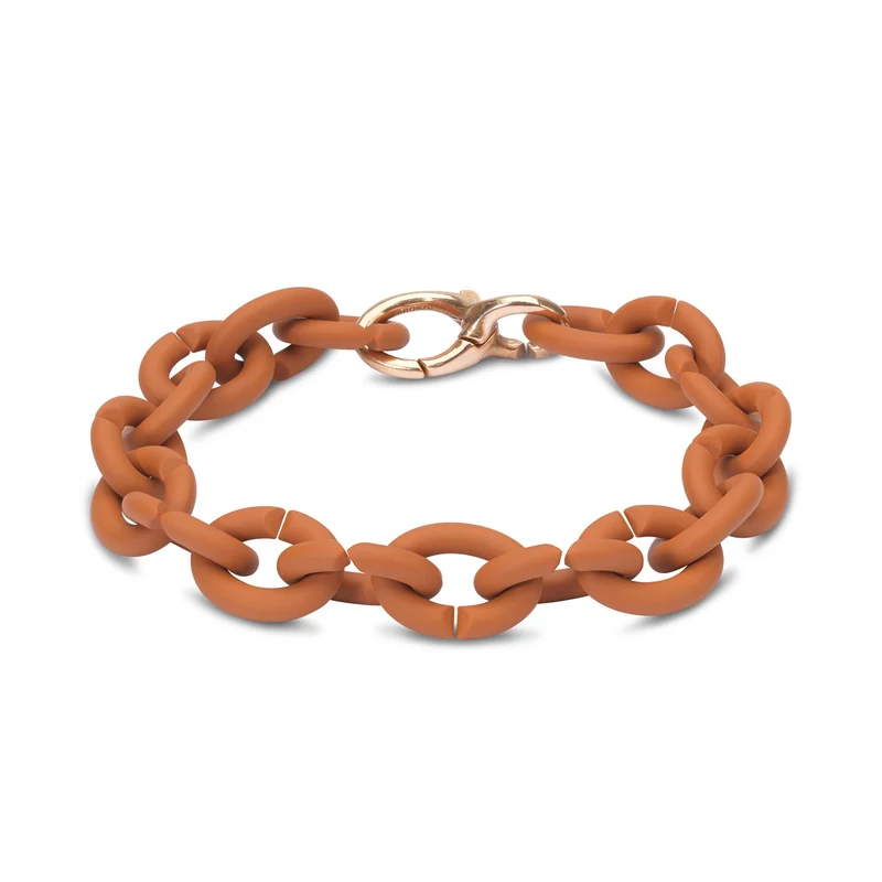 Goldener Cognac Bronze Armband