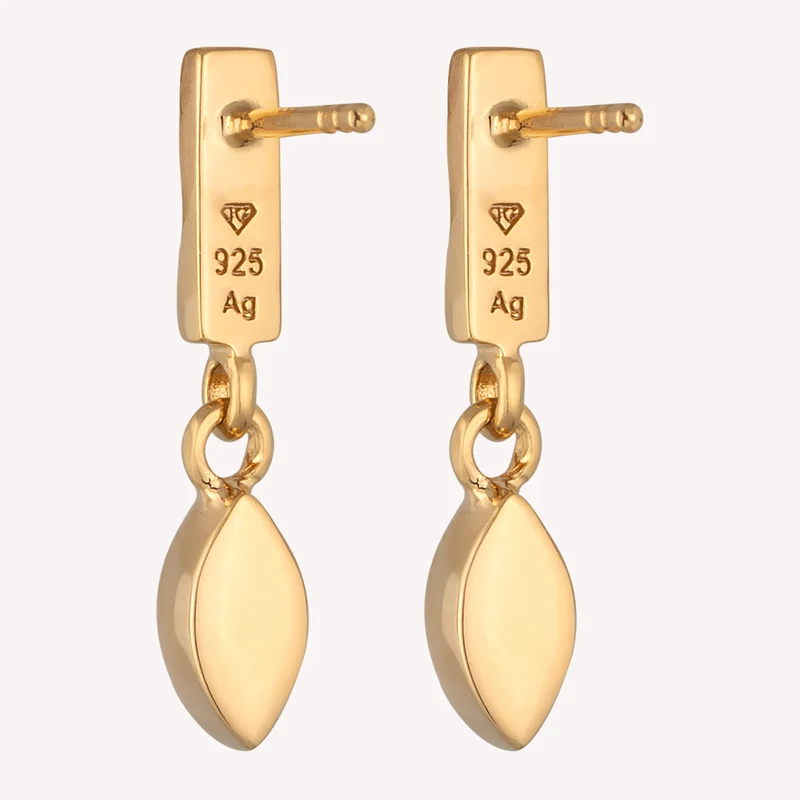 Ohrstecker Organic | Mit Kristallen von Swarovski® (Rosé)