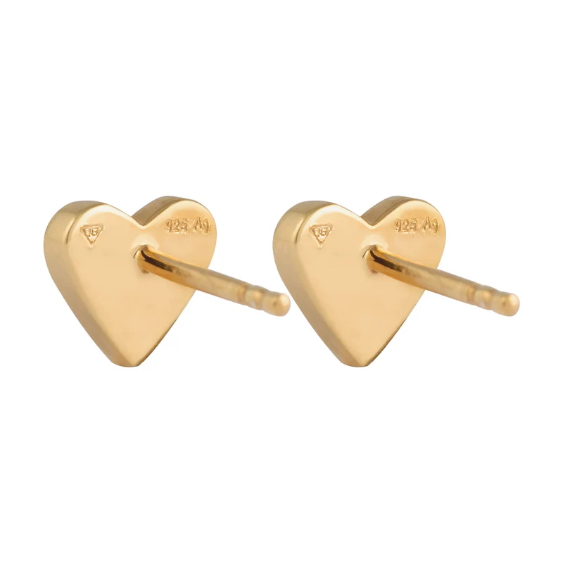 Ohrstecker Herz | Emaille (Rot)