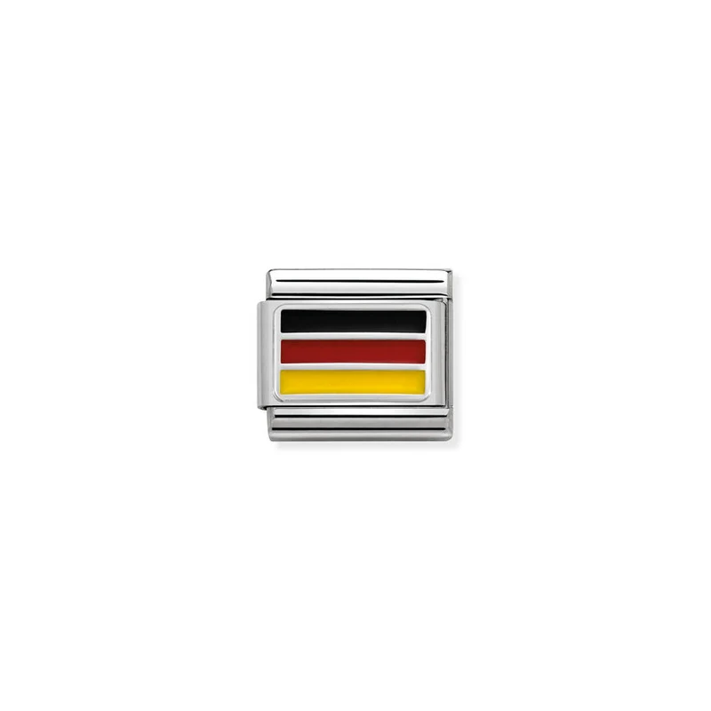 Classic Silver and Enamel Germany Travel & Flag Charms