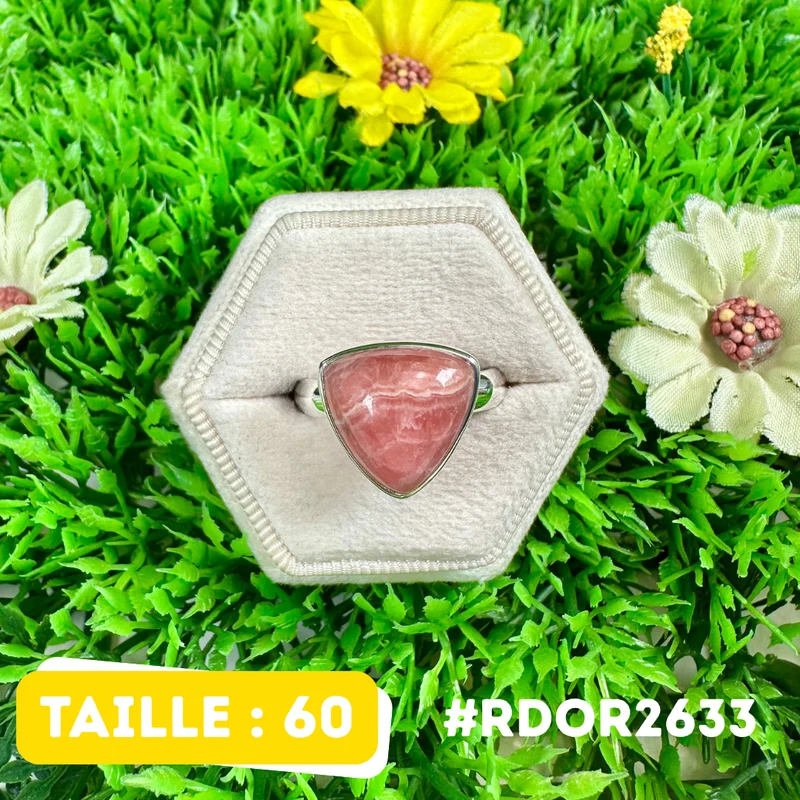 Rhodochrosit-Ring aus 925er Sterlingsilber #RDOR2633