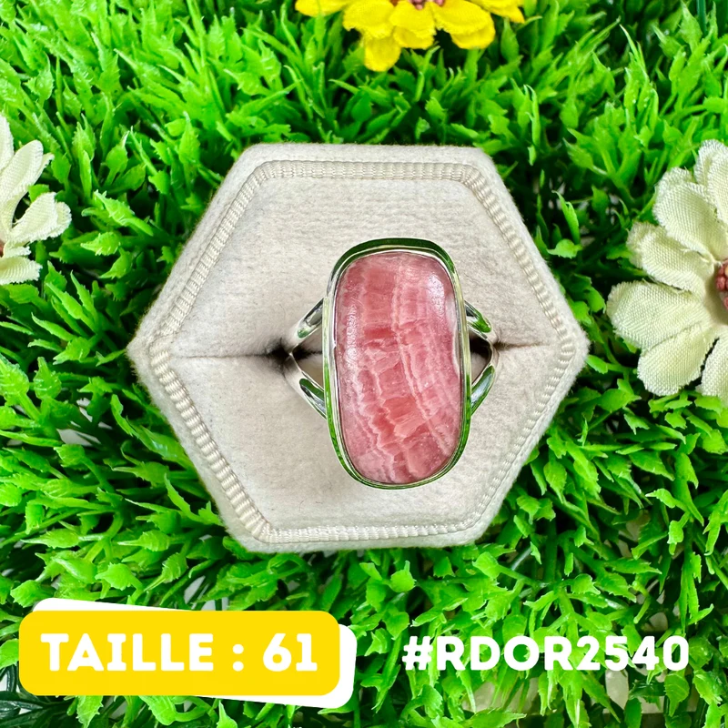Rhodochrosit-Ring aus 925er Sterlingsilber #RDOR2540