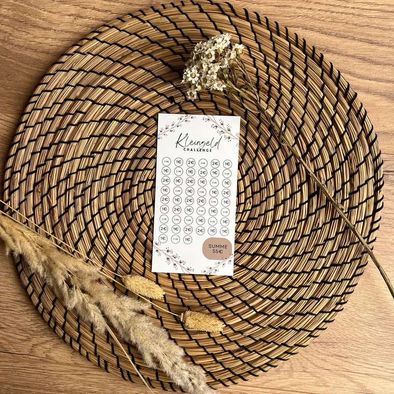 Kleingeld Challenge Plain Beige