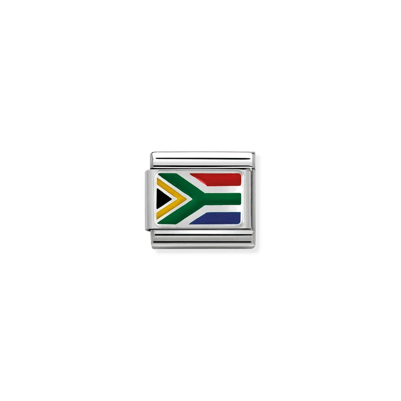 Classic Silver and Enamel South Africa Travel & Flag Charms
