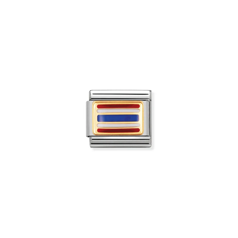 Classic Gold and Enamel Thailand Travel & Flag Charms