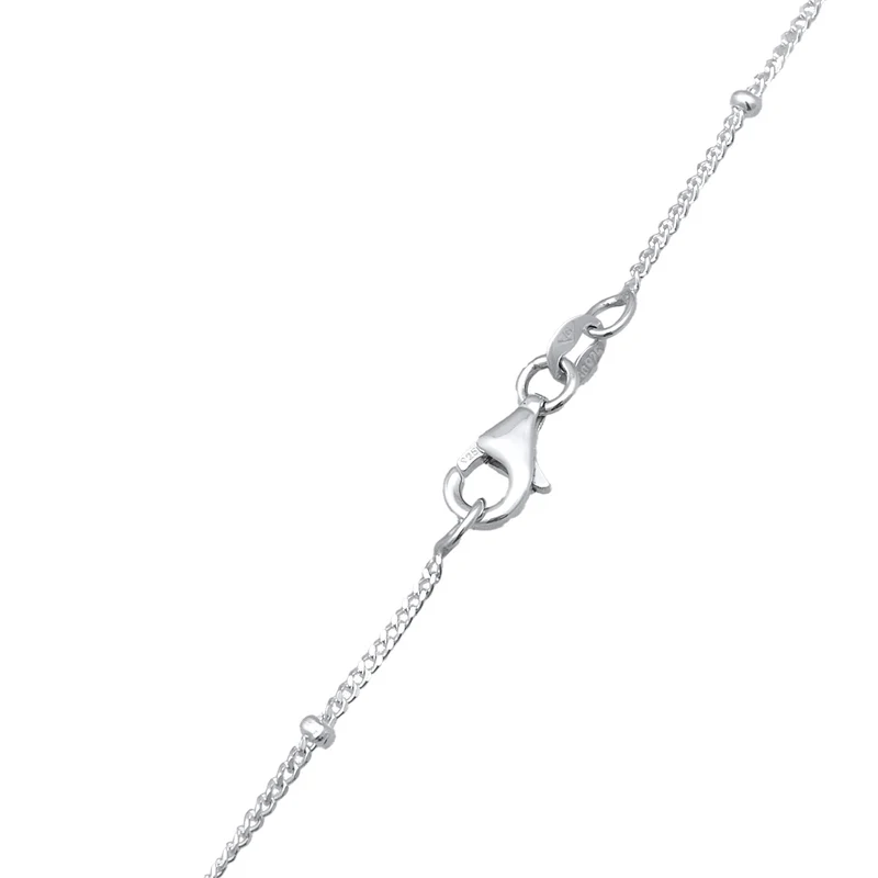 Kugel-Halskette | Mit Kristallen von Swarovski® (Weiß)